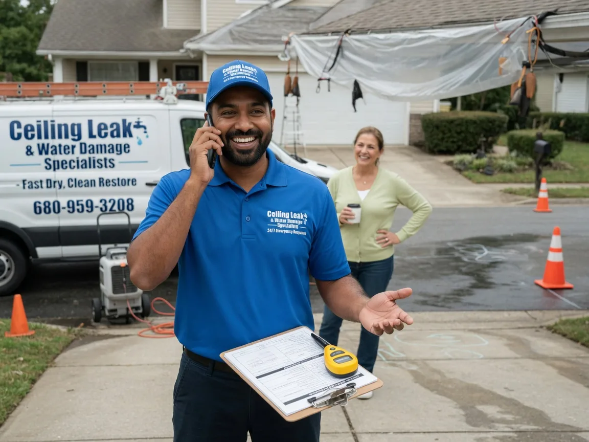Ceiling Leak Cleanup Cecil, WI FAQs